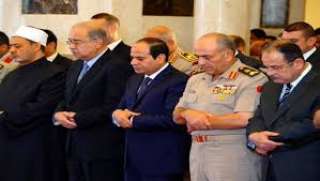 السيسي يؤدى صلاة عيد الأضحى...
