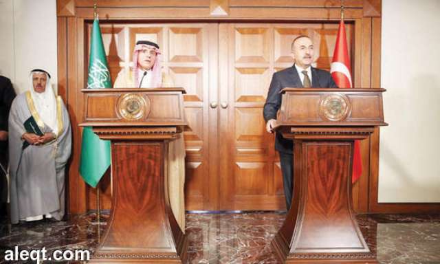 الجبير يبحث مع نظيره التركى عدد من الموضوعات الهامة