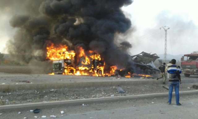 67 قتيلا و120 جريحا حصيلة ضحايا تفجير سيارة مفخخة بريف حلب