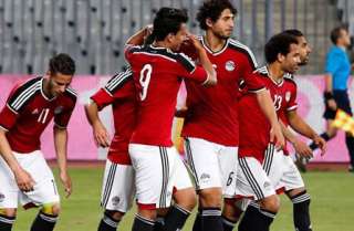 لاعبو منتخب مصر يخوضون تدريبات...