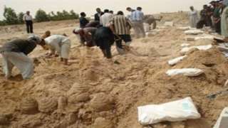 العثورعلى مقابر جماعية داخل محور...