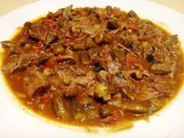 طريقة عمل البامية الويكة باللحم