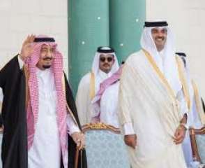 أمير قطر يتوجه إلى المملكة...