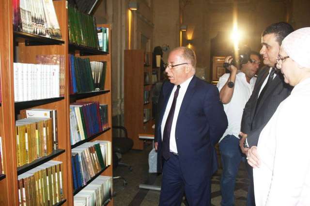 وزير الثقافة يتفقد دار الكتب