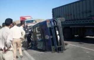 إصابة مجندين إثر حادث تصادم...