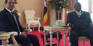 السيسي يلتقي نظيره الأوغندي لبحث...