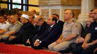 السيسى يصل الإسكندرية لأداء صلاة...