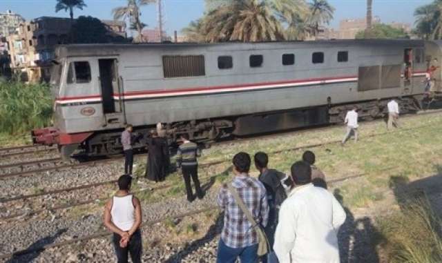 استئناف حركة القطارات بعد توقفها ببني سويف