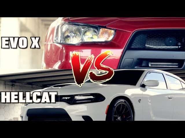بالفيديو: ميتسوبيشي لانسر Evo X في تحدٍ مع دودج تشارجر هيليكات