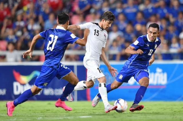 لعراق تفوز على تايلاند فى تصفيات كأس العالم