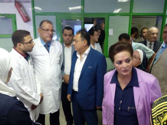 جولة وزير الصحة والسكان والمهندسة نادية عبده محافظ البحيرة