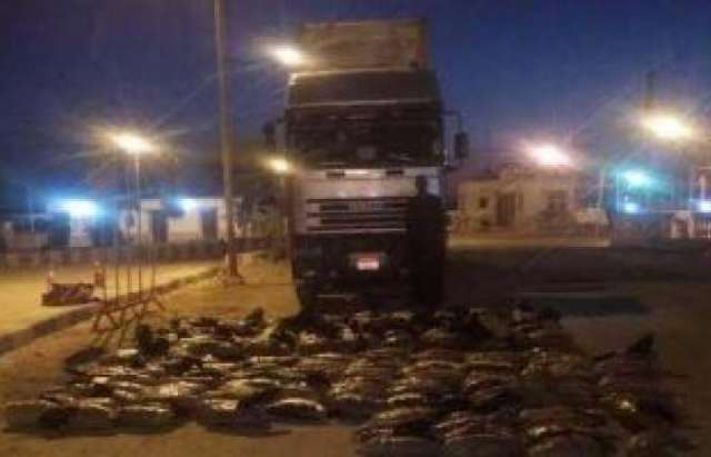 ضبط 630 كيلو بانجو بسيارة في نفق الشهيد أحمد حمدي