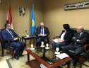 وزير الآثار يلتقى السفير الإيطالى...