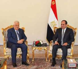السيسى يستقبل الرئيس محمود عباس...