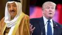 أمير الكويت يستعرض مع ترامب...