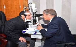 السيسي يجرى الكشف الطبي للتقدم...