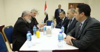 الوفد الأمنى المصرى بغزة يواصل...