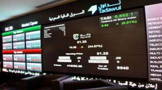 مؤشر سوق الأسهم السعودية يغلق...