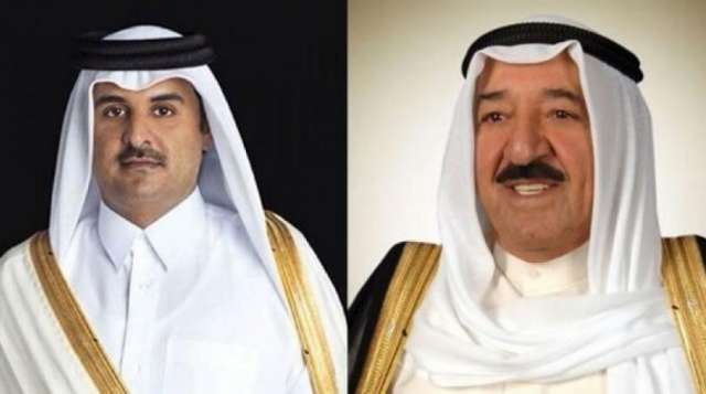امير الكويت وتميم