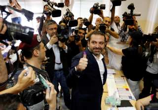 بالفيديو.. سعد الحريري يدلي بصوته...