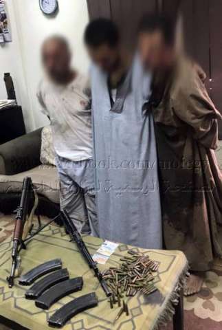 بالصور.. ضبط ثلاثة من العناصر الإجرامية المتورطة فى واقعة إستشهاد ضابط بقطاع الأمن المركزى