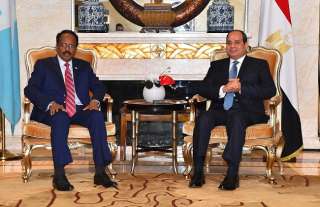 السيسي يستقبل الرئيس الصومالى بمقر...