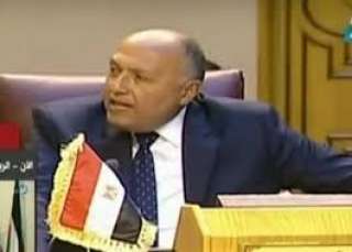 سامح شكرى يجتمع مع وزراء...