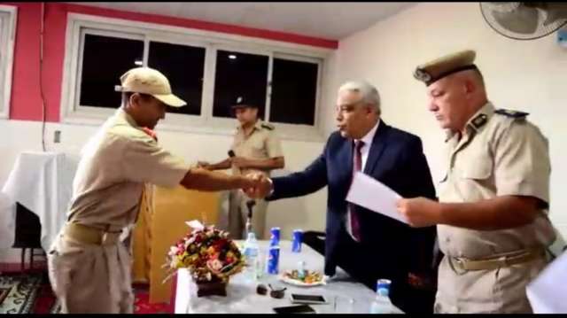 بالصور..مدير أمن كفر الشيخ يكرم المتميزين في ختام دورة الترقي للدرجة الأعلي