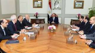 الرئيس السيسي يستقبل رئيس شركة...