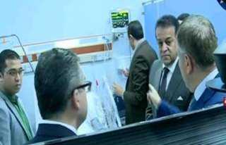 شاهد.. وزير التعليم العالى يفتتح...