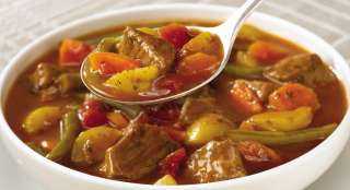 طريقة عمل شوربة الخضار باللحم