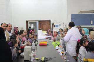 بالصور..وفد طلابي يزور جامعة كفر...