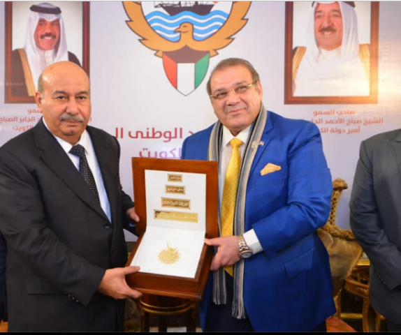 أمسية فى حب الكويت بمناسبة عيدها الوطني الـ58..  السفير الذويخ : العلاقات المصرية الكويتية مبنية على علاقات الأخوة القوية
