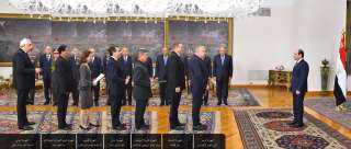 بالأسماء.. الرئيس السيسى يتسلم أوراق...
