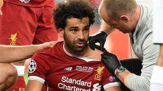 إصابة محمد صلاح أمام نيوكاسل 