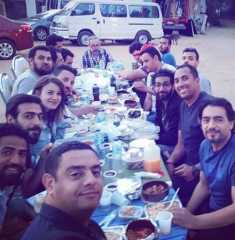 هانى سلامة يتناول الإفطار مع...