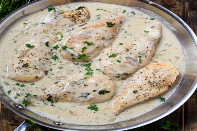 طريقة عمل صدور الدجاج بالصوص الأبيض