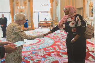 نبيلة مكرم  تهنيء مصرية...