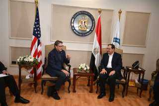 وزير البترول يستقبل نظيره الأمريكي