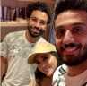 ساندى مع محمد صلاح وأحمد...