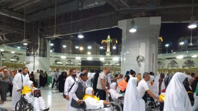 بعثة حج التضامن تودع حجاجها قبل مغادرتهم الأراضى المقدسة للقاهرة