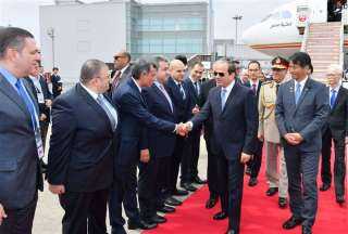 الرئيس السيسى يصل اليابان لترأس...