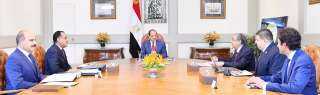 السيسي يبحث آخر مستجدات إنشاء...