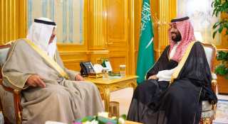 ولي العهد السعودى يلتقي وزير...