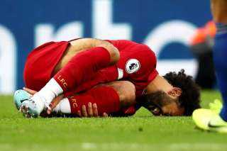 إصابة محمد صلاح في مباراة...