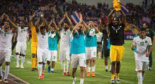 المنتخب السعودي لكرة القدم يصل...