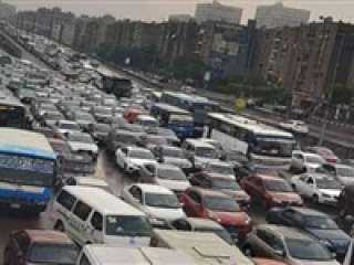 المرور:زحام شديد في طريق صلاح...