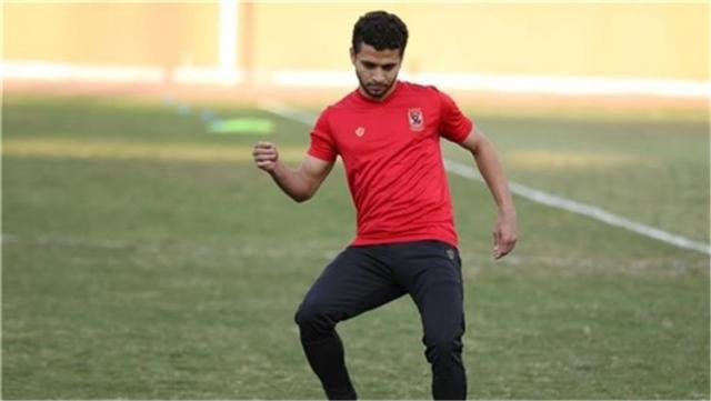 إصابة محمد محمود في مران الأهلي