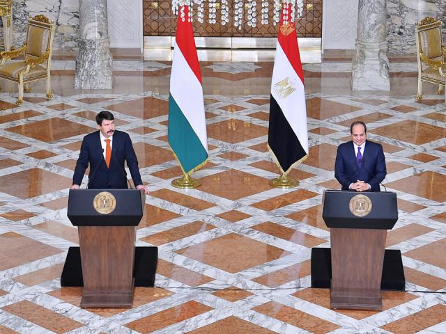 تفاصيل المباحثات المصرية المجرية بالاتحادية