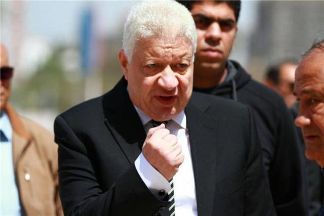 مشاجرة لاعبي الزمالك ومرتضي منصور